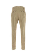 Pt Torino Beige Linen Blend Pant