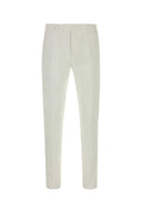 Pt Torino White Lyocell Blend Pant