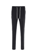 Pt Torino Dark Blue Linen Pant