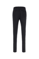 Pt Torino Dark Blue Linen Pant