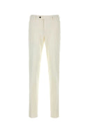Pt Torino White Stretch Cotton Blend Style Joggers