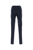 Pt Torino Navy Blue Stretch Cotton Blend Style Joggers