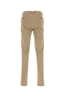 Pt Torino Sand Stretch Cotton Pant