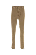Pt Torino Camel Stretch Cotton Pant