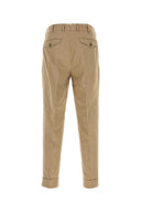 Pt Torino Camel Cotton Style Pant