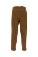 Pt Torino Caramel Stretch Cotton Style Pant