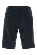 Pt Torino Blue Lyocell Blend Bermuda Shorts