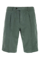 Pt Torino Geen Lyocell Blend Bermuda Shorts