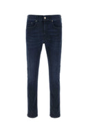 Pt Torino Dark Blue Stretch Denim Jeans