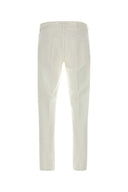 Pt Torino White Stretch Denim Jeans