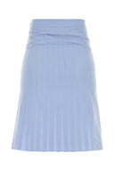 Mm6 Maison Margiela Powder Blue Cotton Skirt