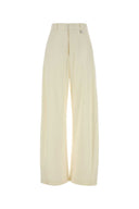 Giuseppe Di Morabito Ivory Wool Palazzo Pant