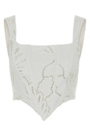 Giuseppe Di Morabito White Lace Bodice