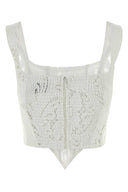Giuseppe Di Morabito White Lace Bodice