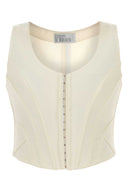 Giuseppe Di Morabito Ivory Wool Bodice