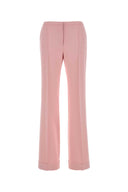 Alberta Ferretti Pink Crepe Pant