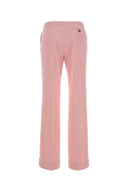 Alberta Ferretti Pink Crepe Pant