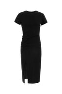 Anine Bing Black Jersey Vida Dress