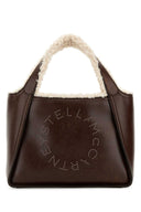 Stella Mc Cartney Brown Alter Mat Small Shopping Bag