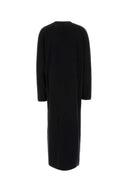 Extreme Cashmere Black Cotton Blend Invite Dress