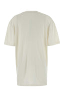 Extreme Cashmere White Cotton Blend Oversize T Shirt