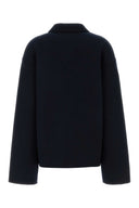 Extreme Cashmere Navy Blue Wool Blend Maker Coat