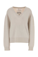 Extreme Cashmere Sand Stretch Cashmere Blend Jack Sweater