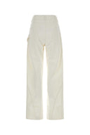 Jw Anderson White Denim Jeans