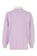 Jw Anderson Lilac Cotton Polo Shirt