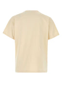 Jw Anderson Melange Ivory Cotton T Shirt