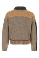 Jw Anderson Embroidered Wool Polo Shirt