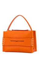 Jw Anderson Orange Leather Small Loafer Handbag