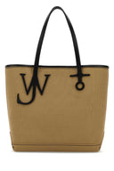 Jw Anderson Beige Canvas Small Anchor Bucket Bag