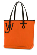 Jw Anderson Orange Canvas Small Anchor Bucket Bag