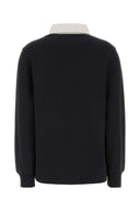 Jw Anderson Black Cotton Polo Shirt