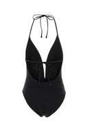 Costume da bagno in nylon elasticizzato nero Tory Burch