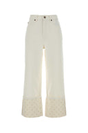 Tory Burch 白色牛仔裤