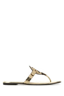 Tory Burch Sandali infradito Miller in pelle dorata