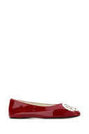 Ballerine Reva in pelle rossa Tory Burch