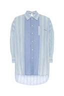 Camicia oversize in cotone ricamato Marni