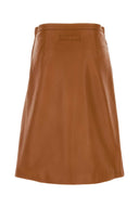 Marni Caramel Leather Skirt