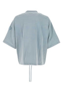 T Shirt Marni Oversize in cotone azzurro
