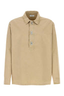 Salvatore Ferragamo Sand Cotton Blend Shirt
