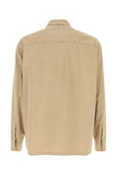 Salvatore Ferragamo Sand Cotton Blend Shirt
