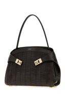 Salvatore Ferragamo Dark Brown Leather Hug Handbag