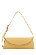 Jil Sander Yellow Leather Small Cannolo Shoulder Bag