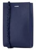 Jil Sander Bolso de hombro pequeño Tangle de cuero azul marino