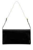 Jil Sander Black Leather Medium File Shoulder Bag