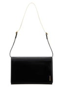 Jil Sander Black Leather Small File Shoulder Bag