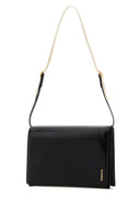 Jil Sander Black Leather Small File Shoulder Bag